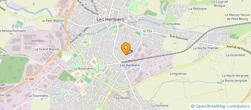 localisation de l'entreprise MONSIEUR DANIEL GAILLARD à LES HERBIERS