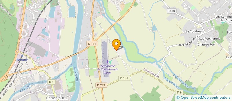 localisation de l'entreprise MONSIEUR DANIEL GAISNE  CHATELLERAULT