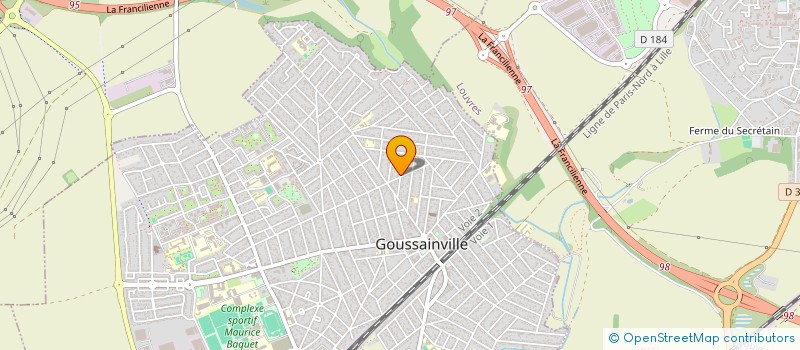 localisation de l'entreprise MONSIEUR DANIEL GAIVAS  GOUSSAINVILLE