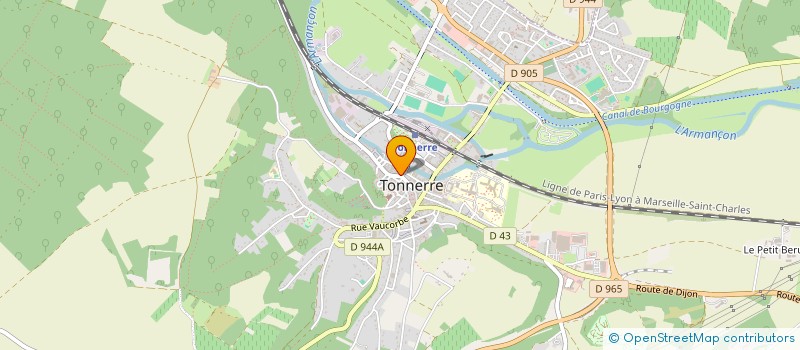 localisation de l'entreprise MONSIEUR DANIEL GALAND à TONNERRE