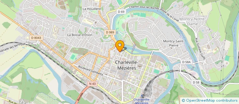 localisation de l'entreprise MONSIEUR DANIEL GALICHET  VILLERS-SEMEUSE