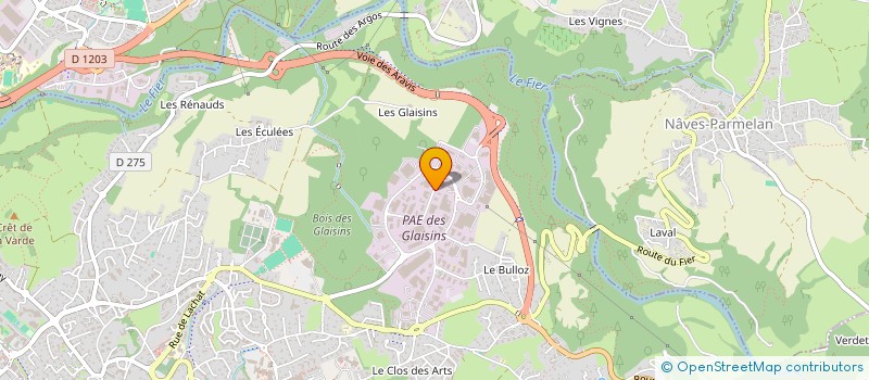 localisation de l'entreprise MONSIEUR DANIEL GALLIER à ANNECY