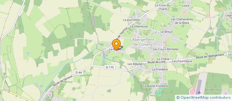 localisation de l'entreprise MONSIEUR DANIEL GALOPIN  SIMANDRE