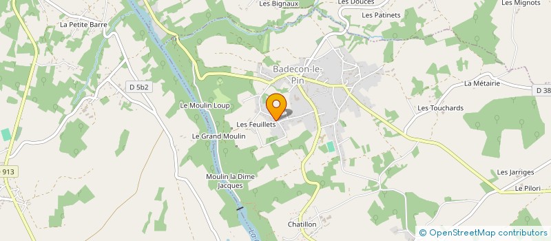 localisation de l'entreprise MONSIEUR DANIEL GALOT à BADECON-LE-PIN