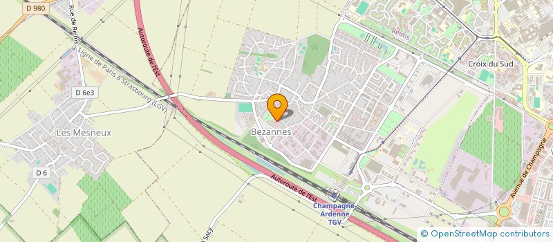 localisation de l'entreprise MONSIEUR DANIEL GANDON  BEZANNES