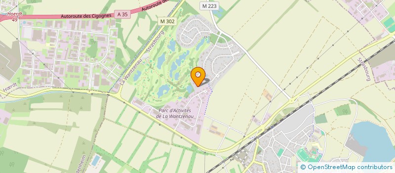 localisation de l'entreprise MONSIEUR DANIEL GANZITTI  LA WANTZENAU