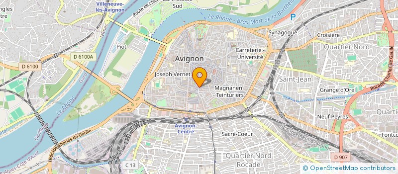 localisation de l'entreprise MONSIEUR DANIEL GARAND  AVIGNON