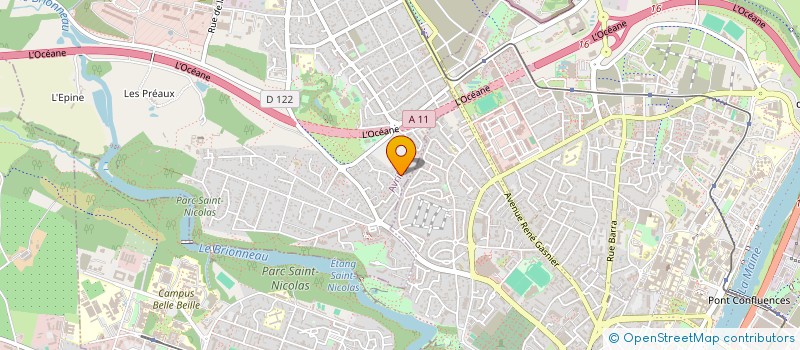 localisation de l'entreprise MONSIEUR DANIEL GARANDEAU à AVRILLE