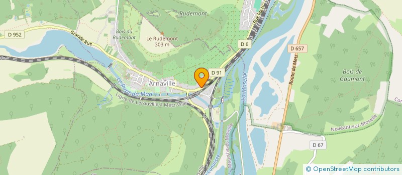 localisation de l'entreprise MONSIEUR DANIEL GARANDET  ARNAVILLE