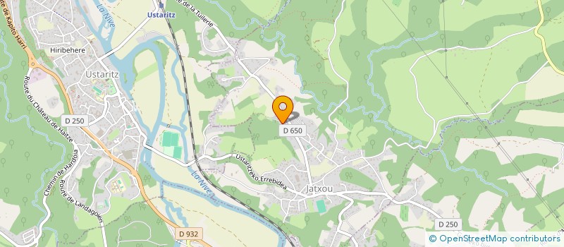 localisation de l'entreprise MONSIEUR DANIEL GARATE  JATXOU