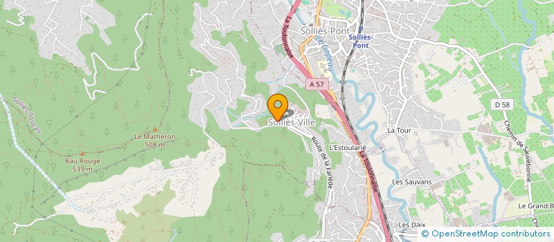 localisation de l'entreprise MONSIEUR DANIEL GARCIA  SOLLIES-VILLE