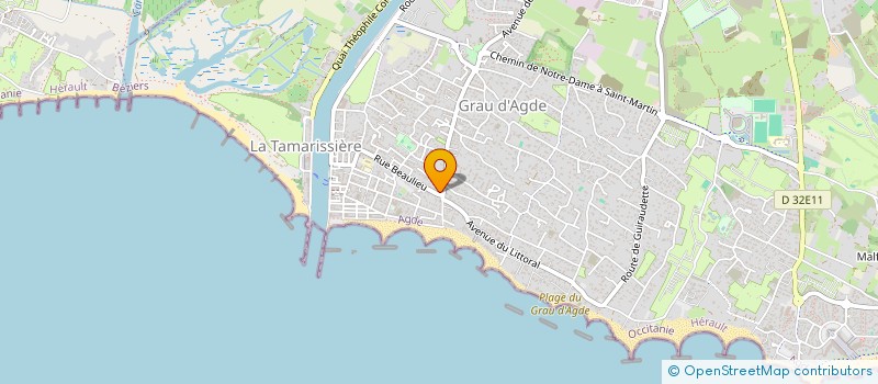 localisation de l'entreprise MONSIEUR DANIEL GARCIA  AGDE