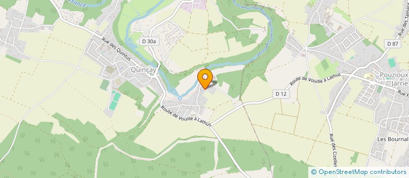 localisation de l'entreprise MONSIEUR DANIEL GARDAIS  QUINCAY