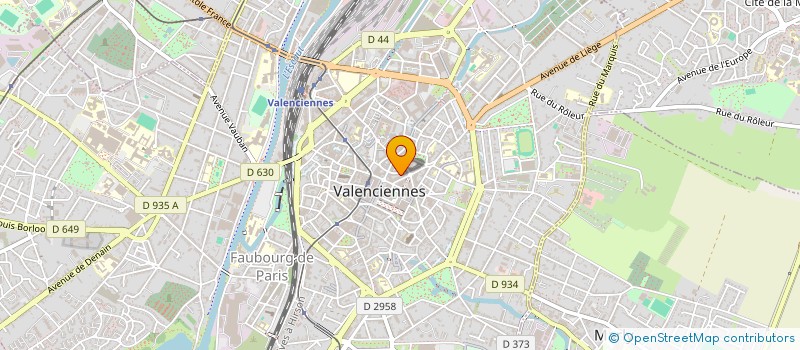 localisation de l'entreprise MONSIEUR DANIEL GARDINAL  VALENCIENNES