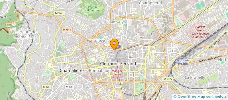 localisation de l'entreprise MONSIEUR DANIEL GARGOWITCH  CLERMONT-FERRAND