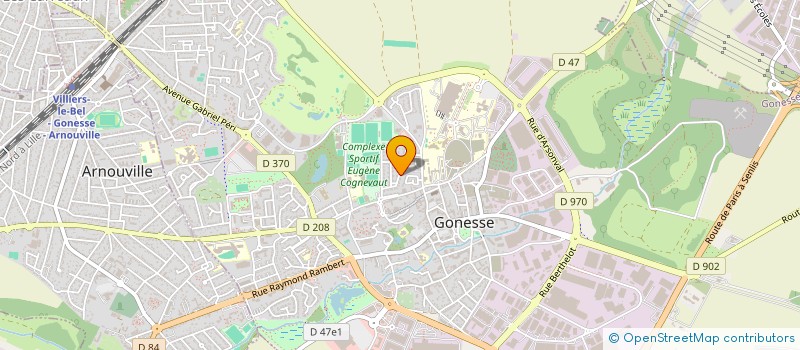 localisation de l'entreprise MONSIEUR DANIEL GARRET à GONESSE