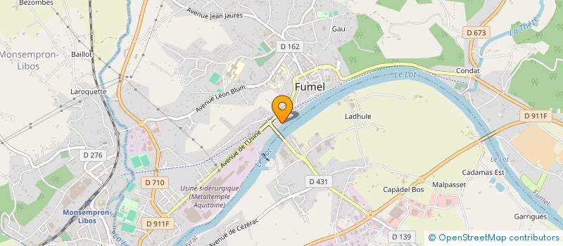 localisation de l'entreprise MONSIEUR DANIEL GARRIGOU  MONSEMPRON-LIBOS