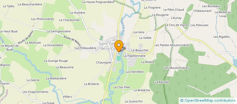 localisation de l'entreprise MONSIEUR DANIEL GASNIER à SAINT-GERMAIN-DE-LA-COUDRE