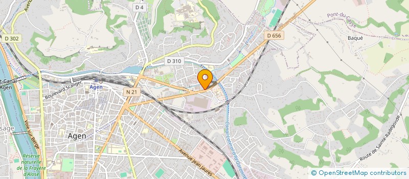 localisation de l'entreprise MONSIEUR DANIEL GAUBANT  AGEN