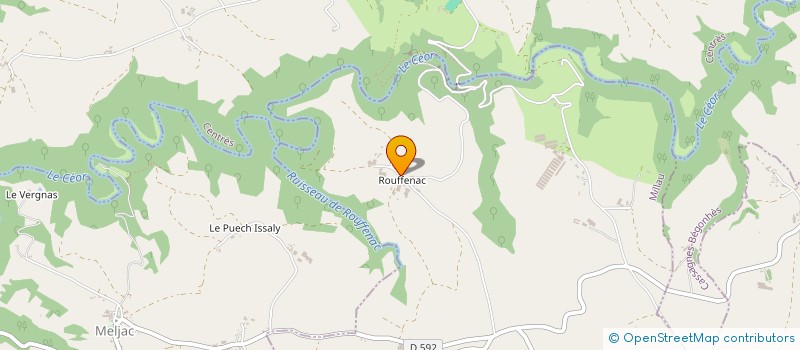 localisation de l'entreprise MONSIEUR DANIEL GAUBERT  RULLAC-SAINT-CIRQ