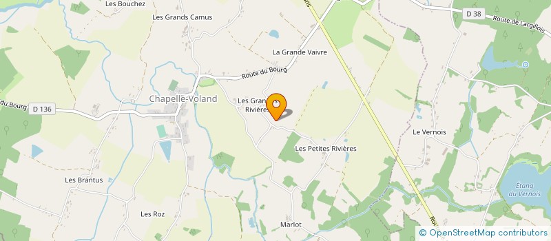 localisation de l'entreprise MONSIEUR DANIEL GAUTHERON à CHAPELLE-VOLAND