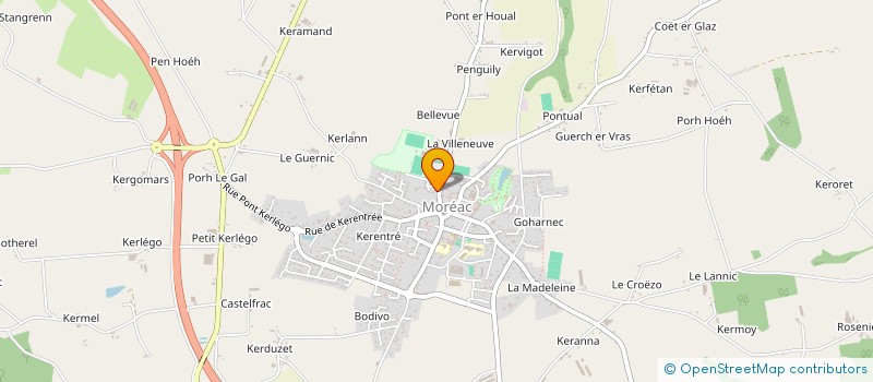 localisation de l'entreprise MONSIEUR DANIEL GAUTHIER à MOREAC