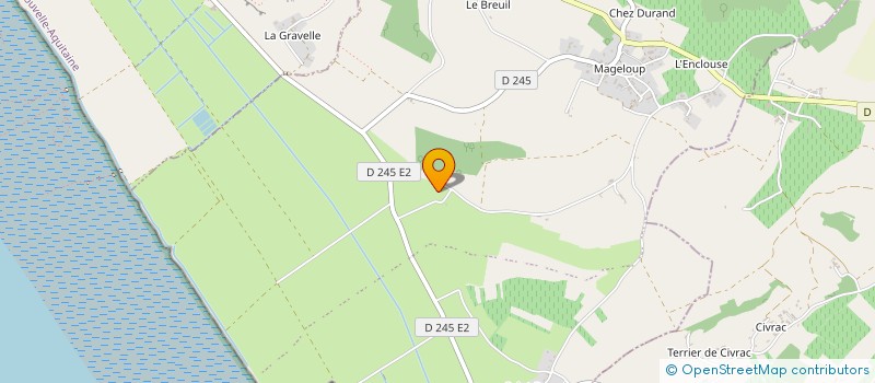 localisation de l'entreprise MONSIEUR DANIEL GAUVRIT  SEMUSSAC