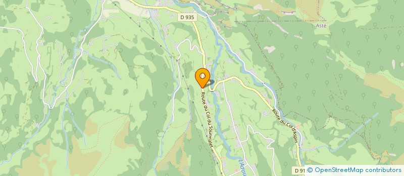 localisation de l'entreprise MONSIEUR DANIEL GAYE BOUNET  CAMPAN