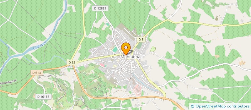 localisation de l'entreprise MONSIEUR DANIEL GENER à MONTAGNAC