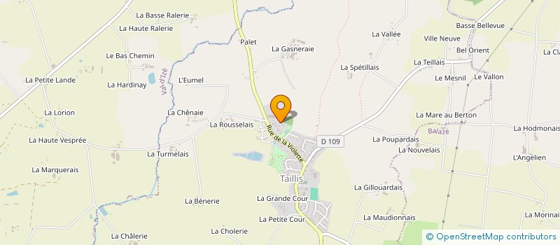 localisation de l'entreprise MONSIEUR DANIEL GENOUEL  TAILLIS