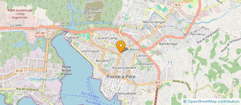 localisation de l'entreprise MONSIEUR DANIEL GENTEUIL à LES ABYMES