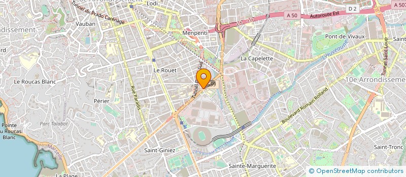 localisation de l'entreprise MONSIEUR DANIEL GENTRIC à MARSEILLE
