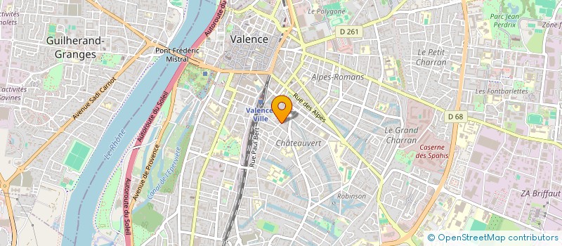 localisation de l'entreprise MONSIEUR DANIEL GEORGES à VALENCE