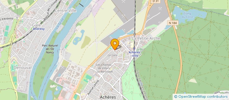 localisation de l'entreprise MONSIEUR DANIEL GEORGES STRAUB  ACHERES