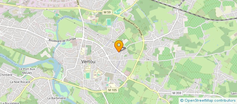 localisation de l'entreprise MONSIEUR DANIEL GERARD  VERTOU