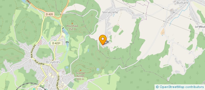 localisation de l'entreprise MONSIEUR DANIEL GERARDIN  VERVEZELLE