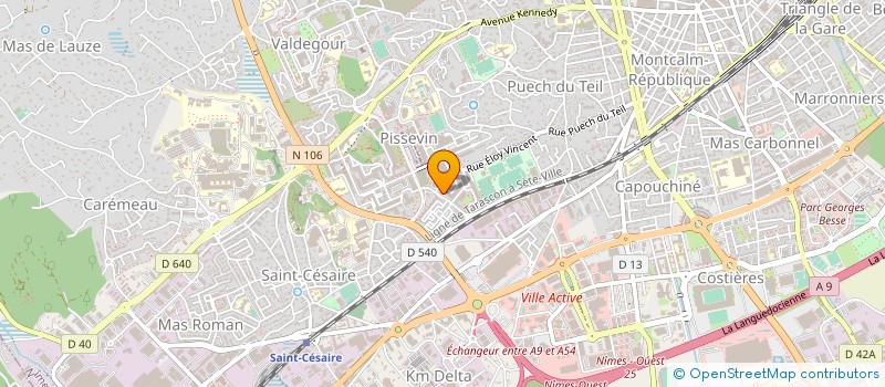 localisation de l'entreprise MONSIEUR DANIEL GERMAIN  NIMES