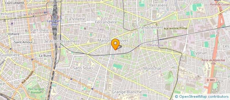 localisation de l'entreprise MONSIEUR DANIEL GERMAIN  LYON