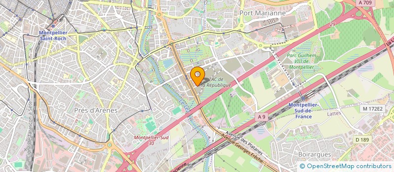 localisation de l'entreprise MONSIEUR DANIEL GERSON à MONTPELLIER