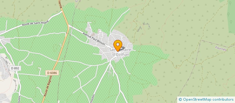 localisation de l'entreprise MONSIEUR DANIEL GHELLI  SAINT-HILAIRE-D'OZILHAN