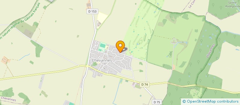 localisation de l'entreprise MONSIEUR DANIEL GICQUEL  CHEVANNES