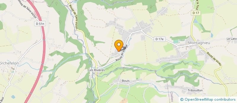 localisation de l'entreprise MONSIEUR DANIEL GILBERT à LA BATIE-MONTGASCON