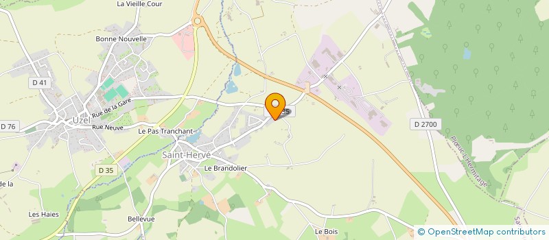 localisation de l'entreprise MONSIEUR DANIEL GILLES à SAINT-HERVE
