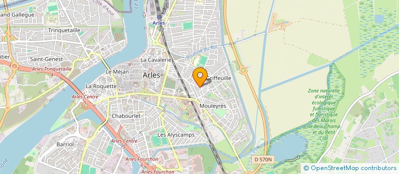 localisation de l'entreprise MONSIEUR DANIEL GILLES à ARLES