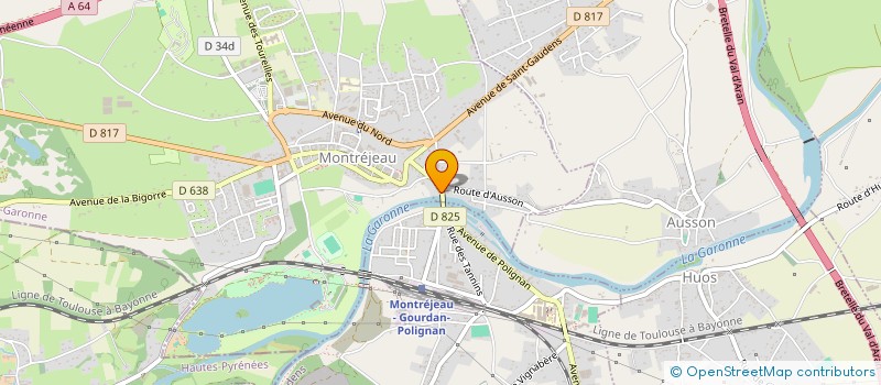 localisation de l'entreprise MONSIEUR DANIEL GIMENEZ  GOURDAN-POLIGNAN