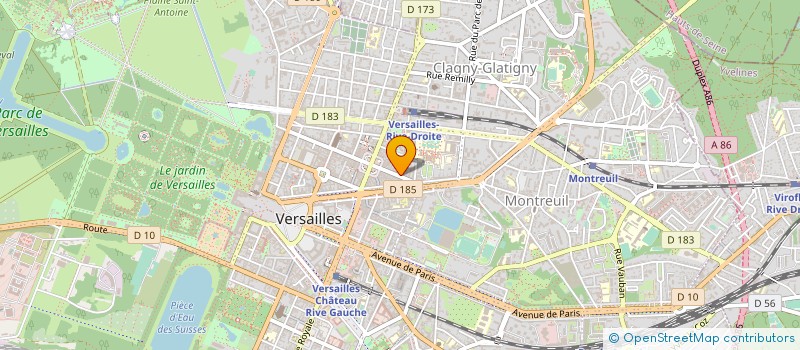 localisation de l'entreprise MONSIEUR DANIEL GIRARD à VERSAILLES