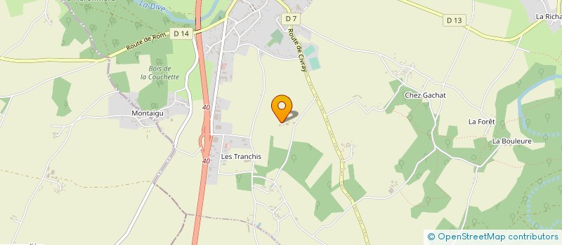 localisation de l'entreprise MONSIEUR DANIEL GIRARD  VALENCE-EN-POITOU