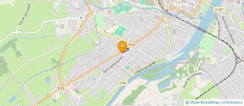 localisation de l'entreprise MONSIEUR DANIEL GIRARD  ROANNE