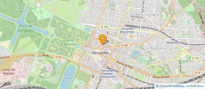 localisation de l'entreprise MONSIEUR DANIEL GIRARD à VERSAILLES