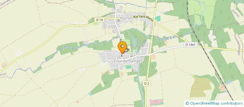 localisation de l'entreprise MONSIEUR DANIEL GIRARDIN  COURDEMANGES